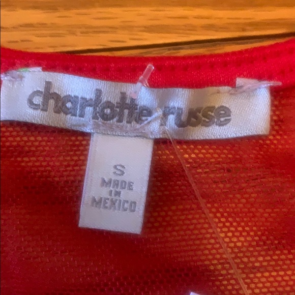 Bodysuit Ladies mostly sheer long slv Sz small - Picture 9 of 9